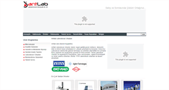 Desktop Screenshot of antlab.com.tr